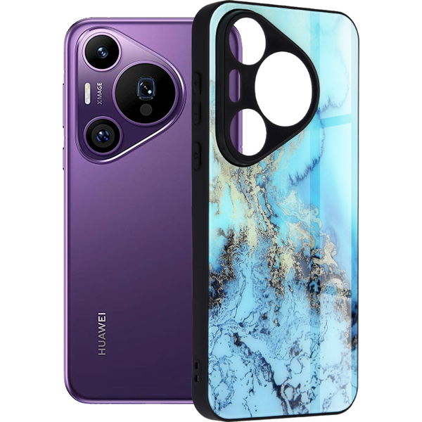 Techsuit - Glaze Series - Huawei Pura 70 Pro - Blue Ocean