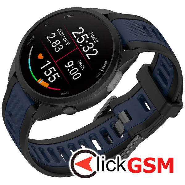 Techsuit - Watchband 20mm (W053) - Samsung Galaxy Watch 4/5/Active 2, Huawei Watch GT 3 (42mm)/GT 3 Pro (43mm) - Dark Blue
