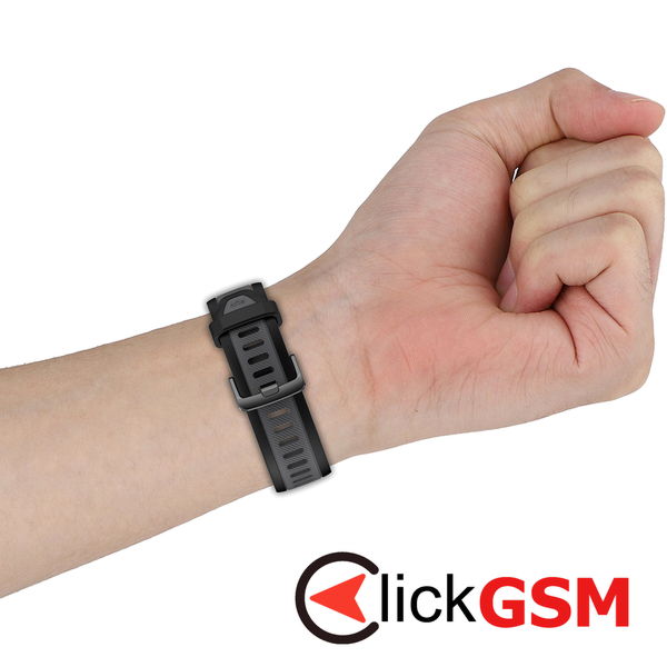 Techsuit - Watchband 18mm (W053) - Huawei Watch GT 4 (41mm)/W1/Honor Watch S1/Garmin Venu 2S/Vivoactive 4S - White