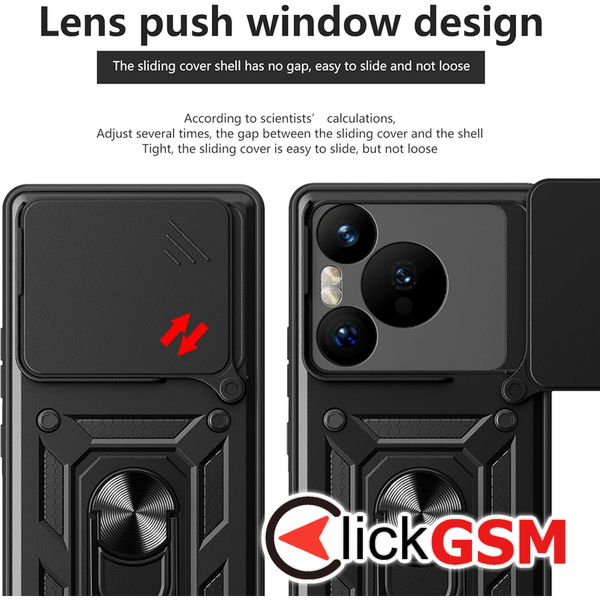 Techsuit - CamShield Series - Huawei Pura 70 - Black