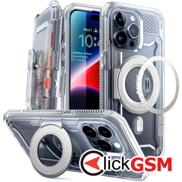Supcase - Unicorn Beetle Pro MagSafe - iPhone 15 Pro - Clear