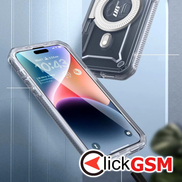 Supcase - Unicorn Beetle Pro MagSafe - iPhone 15 Pro - Clear