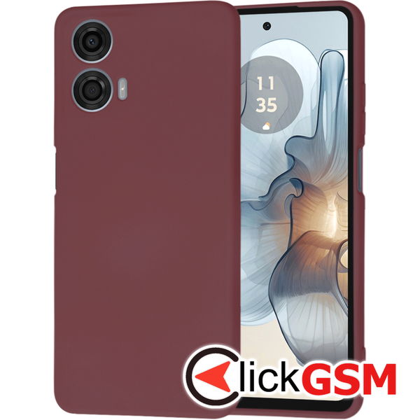 Techsuit - SoftFlex - Motorola Moto G24 Power - Plum Red
