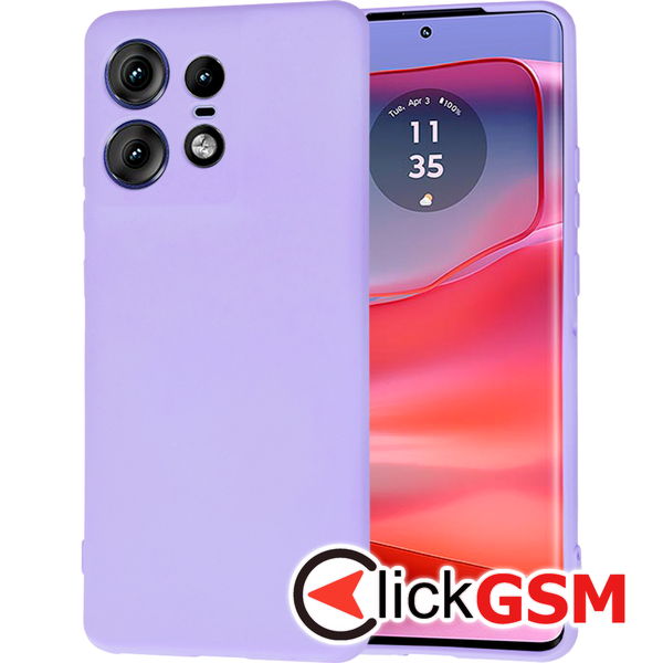 Techsuit - SoftFlex - Motorola Edge 50 Pro - Light Purple