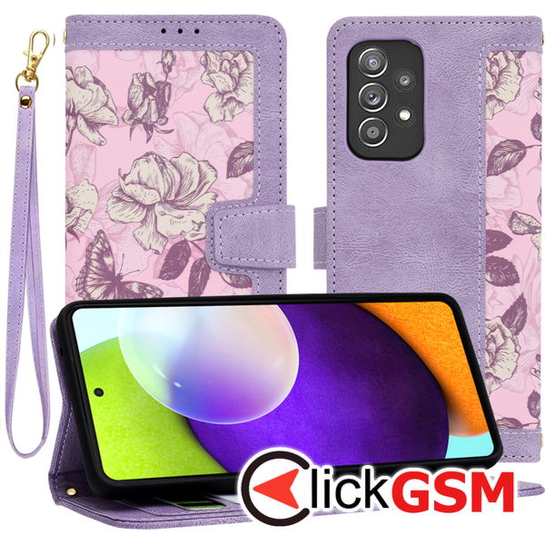 Techsuit - FlipCraft - Samsung Galaxy A52 4G / A52 5G / A52s 5G - Mysterious Purple