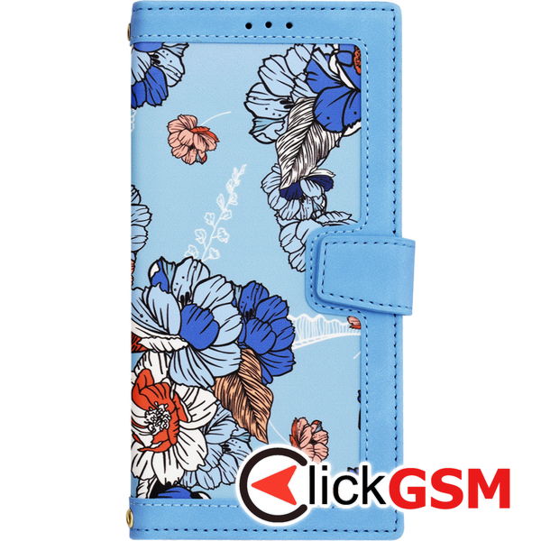 Techsuit - FlipCraft - Samsung Galaxy S22 Ultra 5G - Vibrant Blue