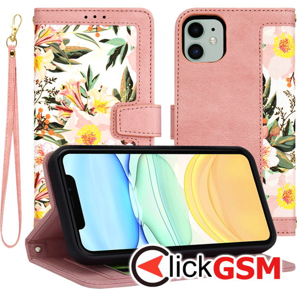 Techsuit - FlipCraft - iPhone 11 - Sweetheart Pink