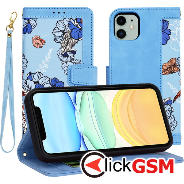 Techsuit - FlipCraft - iPhone 11 - Vibrant Blue