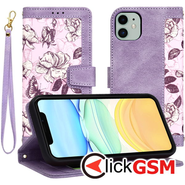 Techsuit - FlipCraft - iPhone 11 - Mysterious Purple