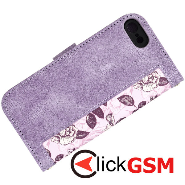 Techsuit - FlipCraft - iPhone 7 / iPhone 8 / iPhone SE 2, SE 2020 / iPhone SE 3, SE 2022 - Mysterious Purple