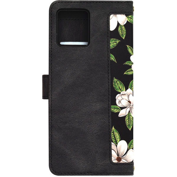 Techsuit - FlipCraft - Motorola Moto G72 - Flowers of the Dawn