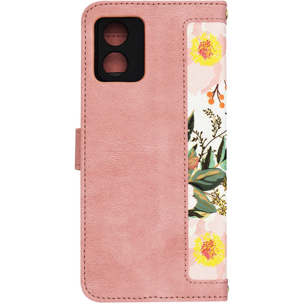 Techsuit - FlipCraft - Motorola Moto E13 - Sweetheart Pink