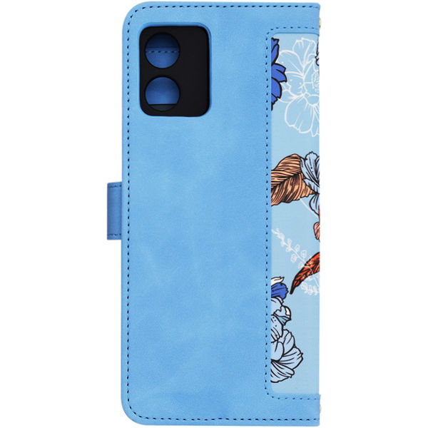 Techsuit - FlipCraft - Motorola Moto E13 - Vibrant Blue