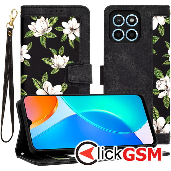 Techsuit - FlipCraft - Honor X6 / X8 5G / 70 Lite - Flowers of the Dawn
