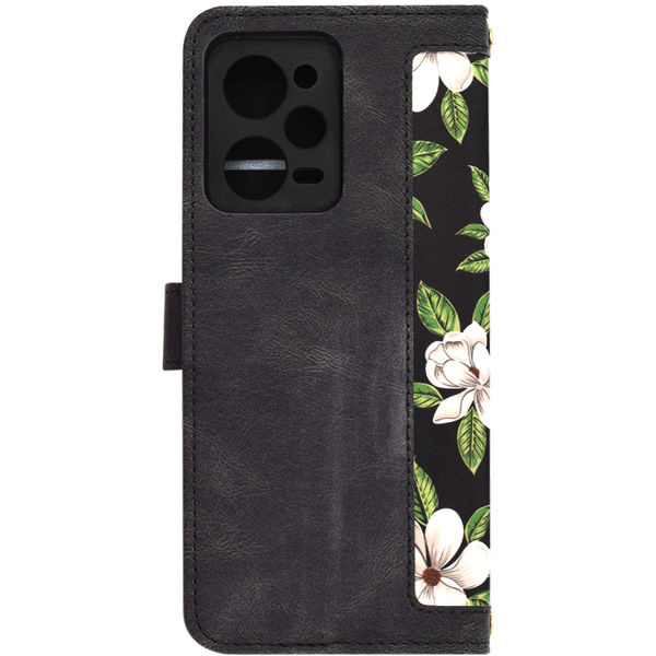 Techsuit - FlipCraft - Xiaomi Redmi Note 12 Pro 5G - Flowers of the Dawn