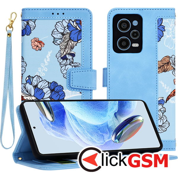 Techsuit - FlipCraft - Xiaomi Redmi Note 12 Pro 5G - Vibrant Blue