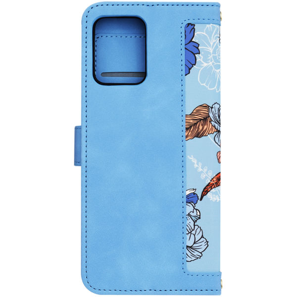 Techsuit - FlipCraft - Motorola Moto G13 / G23 / G53 - Vibrant Blue