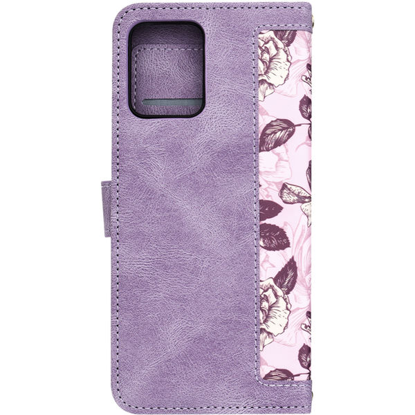 Techsuit - FlipCraft - Motorola Moto G13 / G23 / G53 - Mysterious Purple