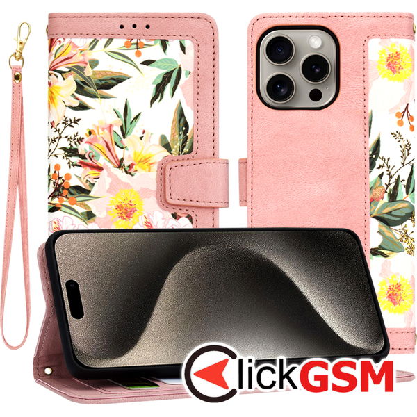 Techsuit - FlipCraft - iPhone 15 Pro Max - Sweetheart Pink
