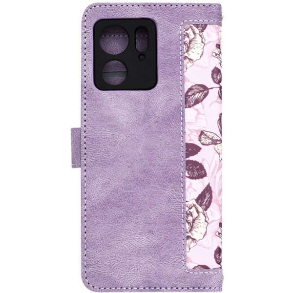 Techsuit - FlipCraft - Motorola Edge 40 / Edge (2023) - Mysterious Purple