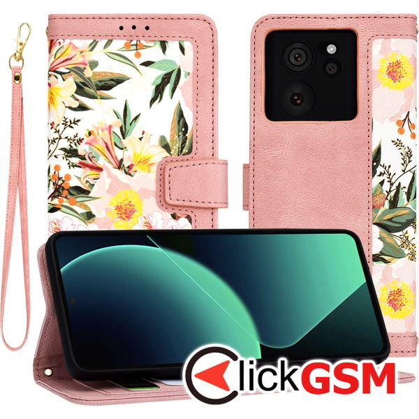 Techsuit - FlipCraft - Xiaomi 13T / 13T Pro - Sweetheart Pink