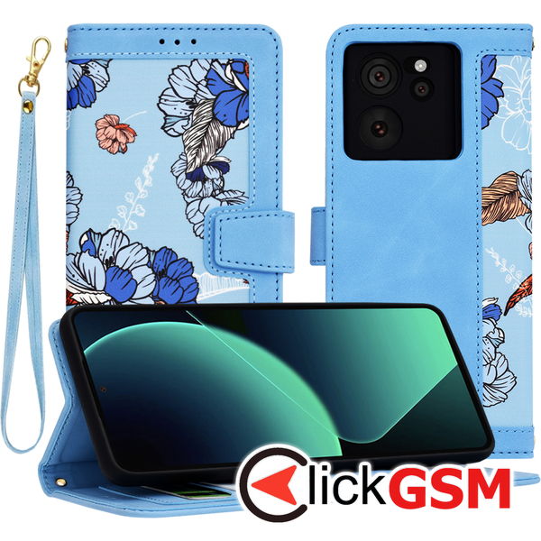 Techsuit - FlipCraft - Xiaomi 13T / 13T Pro - Vibrant Blue