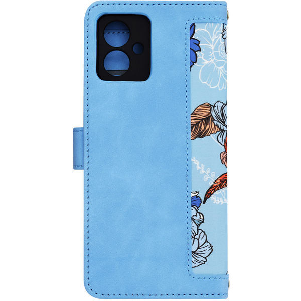 Techsuit - FlipCraft - Motorola Moto G54 - Vibrant Blue