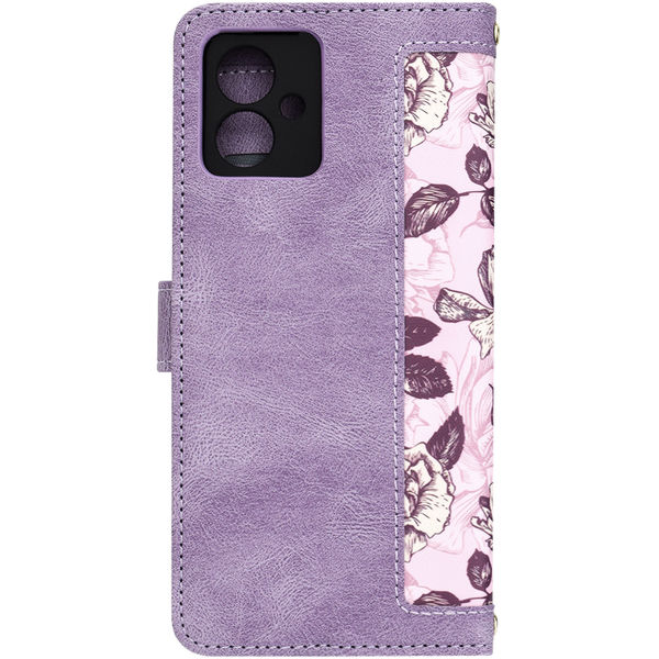 Techsuit - FlipCraft - Motorola Moto G54 - Mysterious Purple