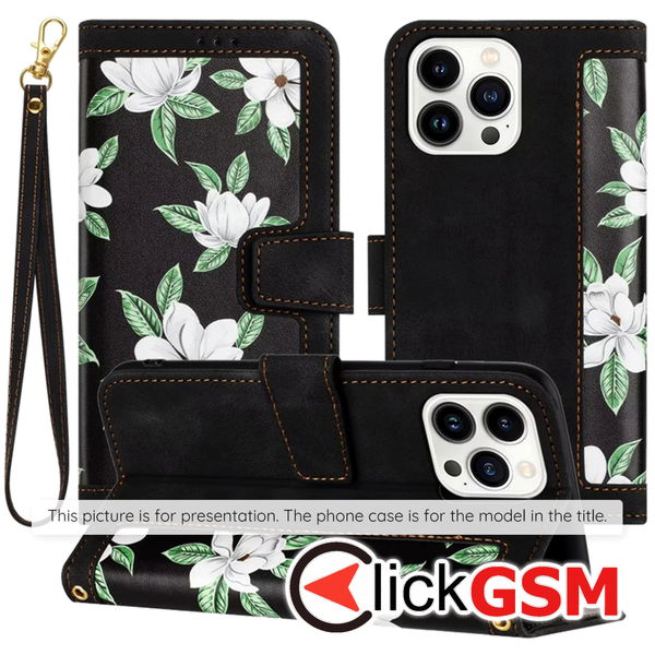 Techsuit - FlipCraft - Motorola Moto G84 - Flowers of the Dawn