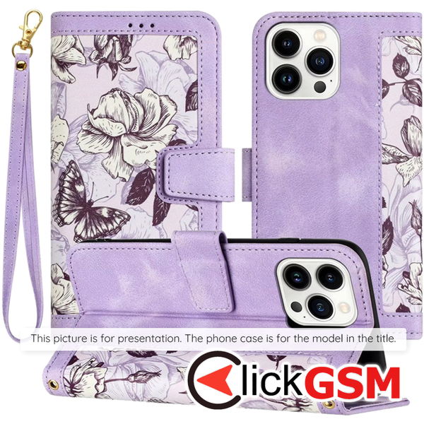 Techsuit - FlipCraft - Motorola Moto G84 - Mysterious Purple