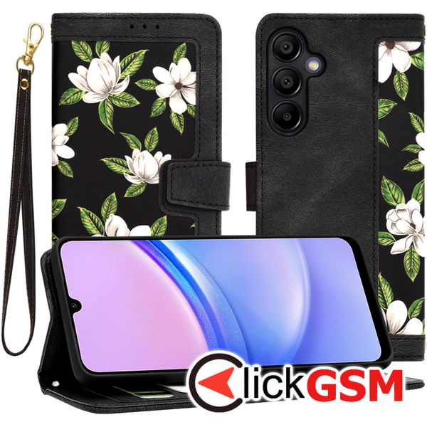 Techsuit - FlipCraft - Samsung Galaxy A15 4G / A15 5G - Flowers of the Dawn