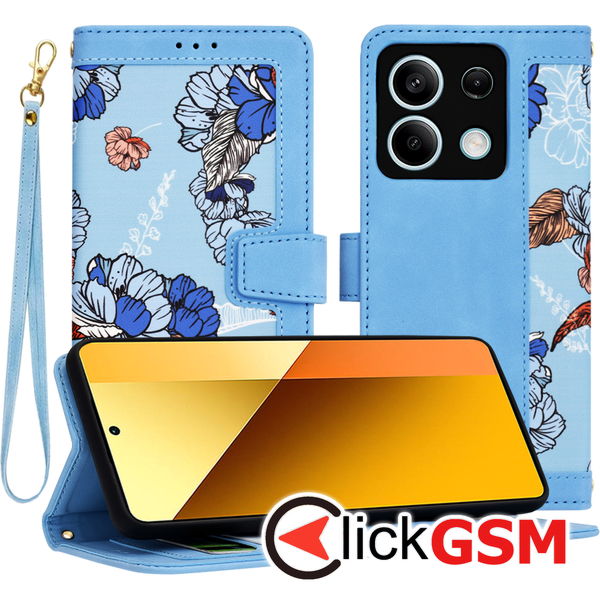 Techsuit - FlipCraft - Xiaomi Redmi Note 13 5G - Vibrant Blue