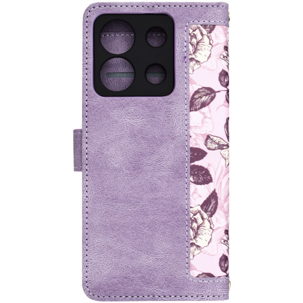 Techsuit - FlipCraft - Xiaomi Redmi Note 13 5G - Mysterious Purple