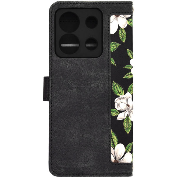 Techsuit - FlipCraft - Xiaomi Redmi Note 13 Pro 5G / Poco X6 - Flowers of the Dawn
