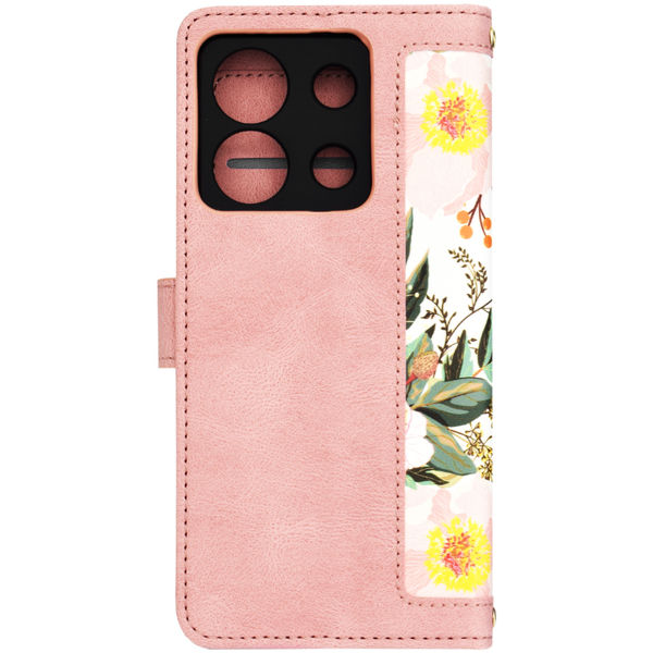 Techsuit - FlipCraft - Xiaomi Redmi Note 13 Pro 5G / Poco X6 - Sweetheart Pink