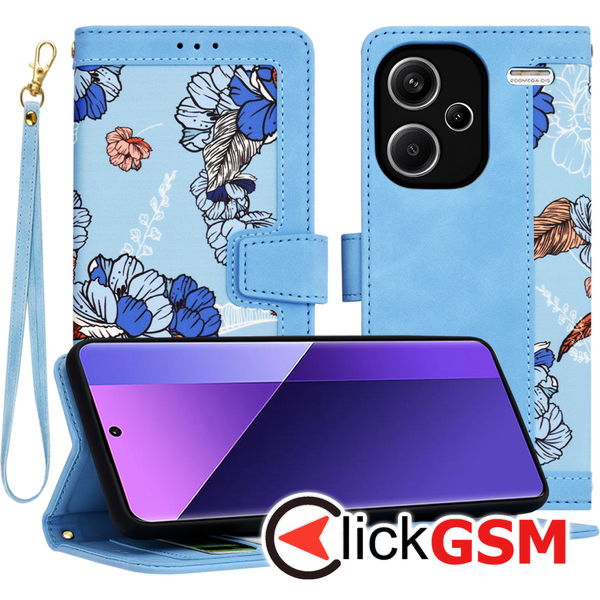 Techsuit - FlipCraft - Xiaomi Redmi Note 13 Pro+ 5G - Vibrant Blue
