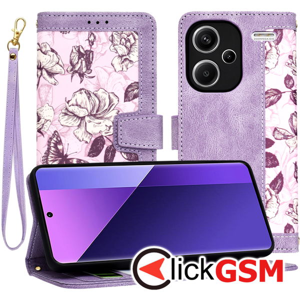 Techsuit - FlipCraft - Xiaomi Redmi Note 13 Pro+ 5G - Mysterious Purple