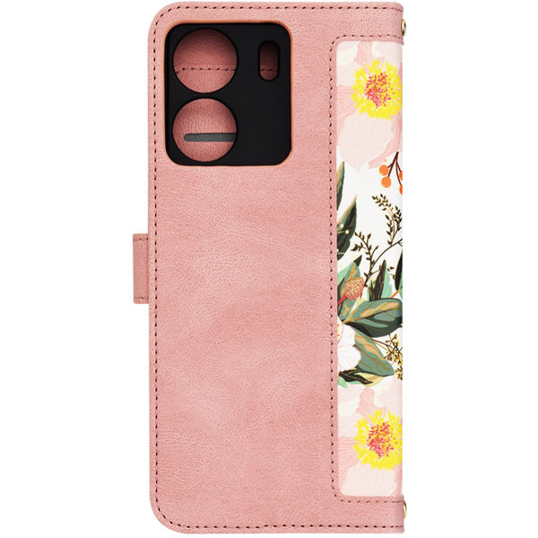Techsuit - FlipCraft - Xiaomi Redmi 13C 4G / Poco C65 - Sweetheart Pink