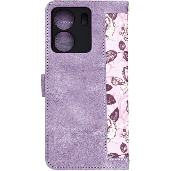 Techsuit - FlipCraft - Xiaomi Redmi 13C 4G / Poco C65 - Mysterious Purple