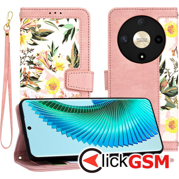 Techsuit - FlipCraft - Honor Magic6 Lite - Sweetheart Pink