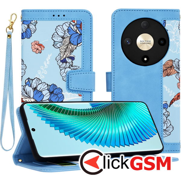 Techsuit - FlipCraft - Honor Magic6 Lite - Vibrant Blue