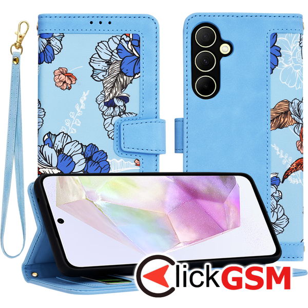 Techsuit - FlipCraft - Samsung Galaxy A35 5G - Vibrant Blue