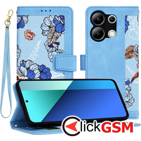 Techsuit - FlipCraft - Xiaomi Redmi Note 13 4G - Vibrant Blue