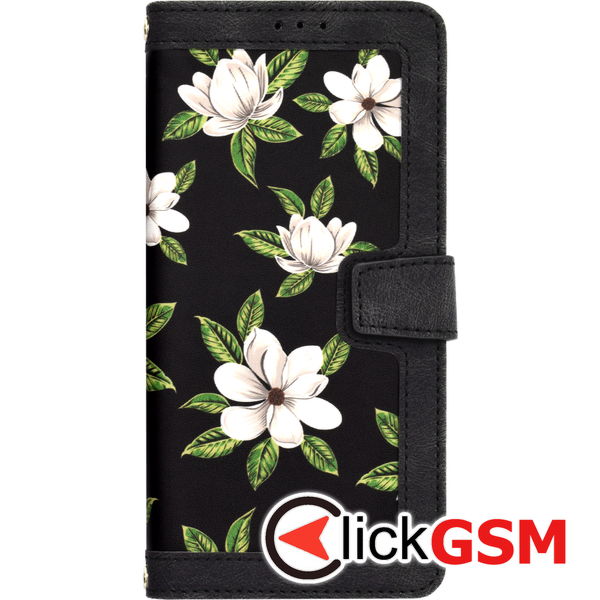 Techsuit - FlipCraft - Motorola Moto G54 Power Edition / G64 - Flowers of the Dawn