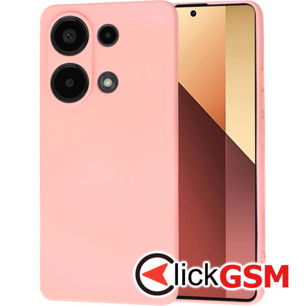 Techsuit - SoftFlex - Xiaomi Redmi Note 13 Pro 4G / Poco M6 Pro 4G - Chalk Pink