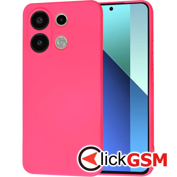 Techsuit - SoftFlex - Xiaomi Redmi Note 13 4G - Hot Pink