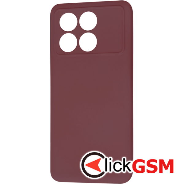 Techsuit - SoftFlex - Xiaomi Poco X6 Pro - Plum Red