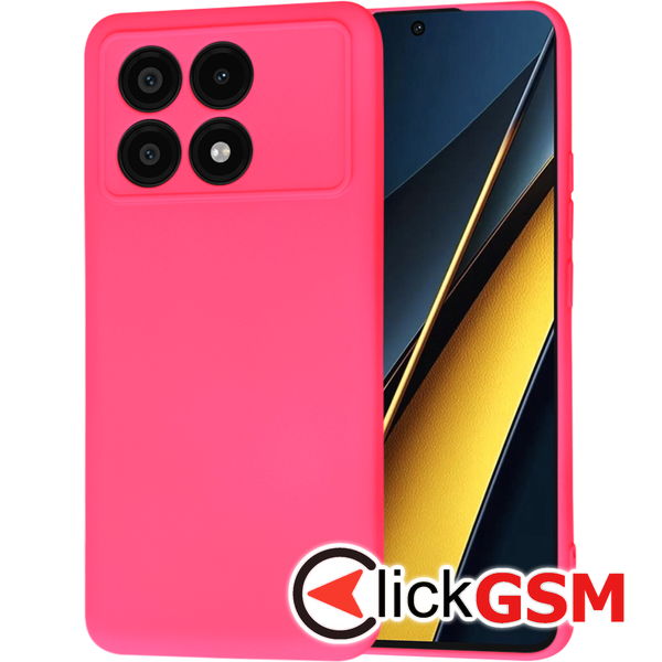 Techsuit - SoftFlex - Xiaomi Poco X6 Pro - Hot Pink