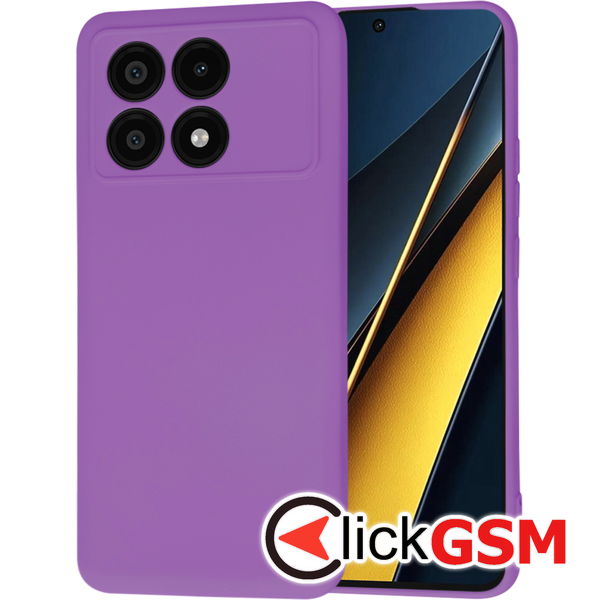 Techsuit - SoftFlex - Xiaomi Poco X6 Pro - Purple