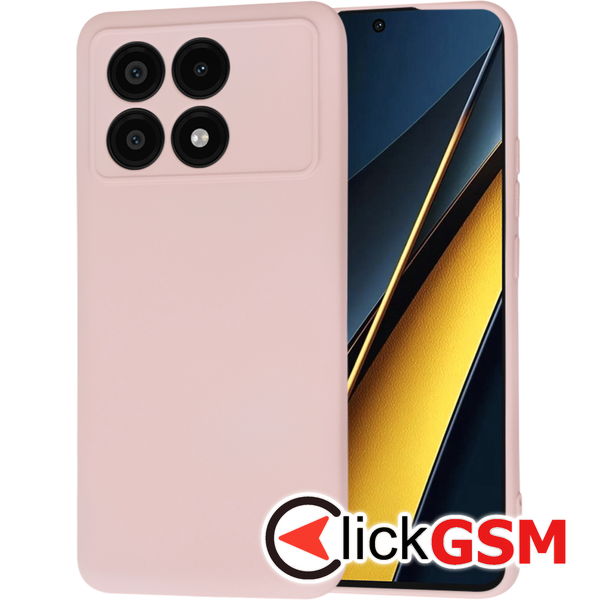 Techsuit - SoftFlex - Xiaomi Poco X6 Pro - Pink Sand